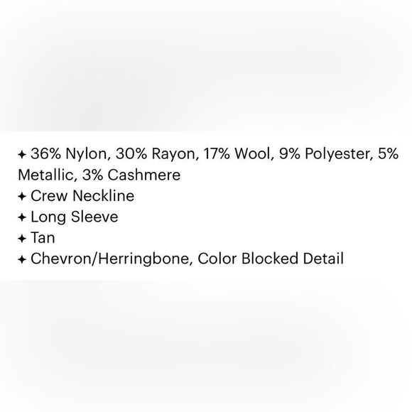 Joie Hideaki Chevron Cashmere blend Crew neck Sweater XS - Picture 4 of 7